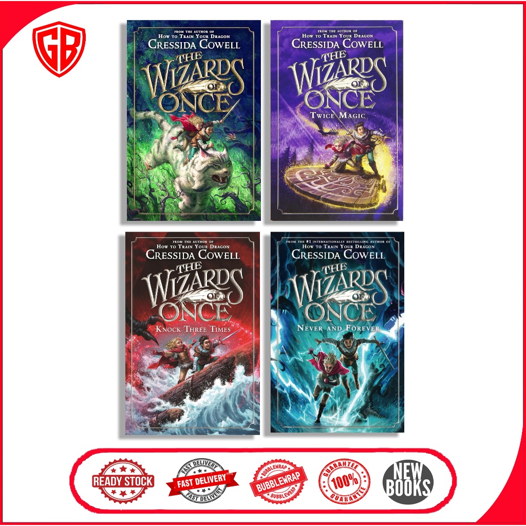 The Wizards of Once (4 book series English) by Cressida Cowell
