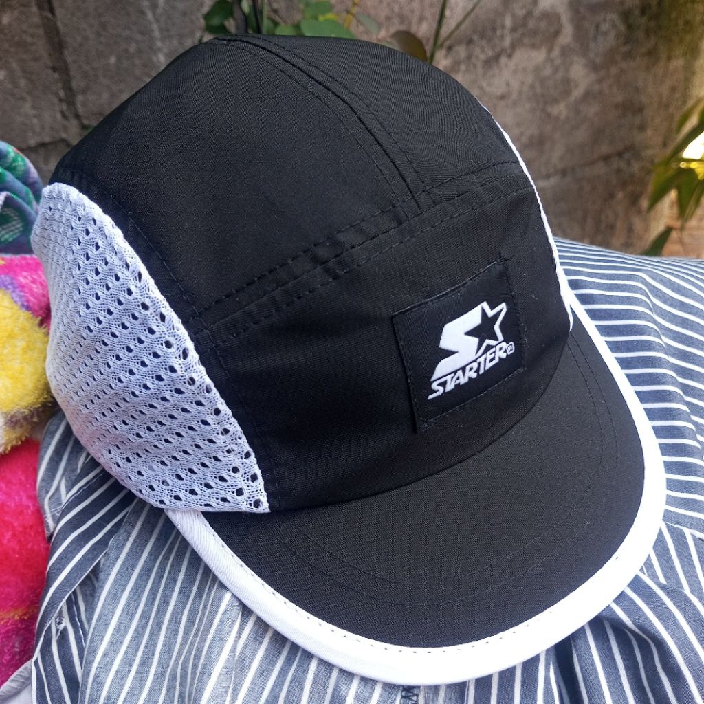 Topi Running cap Outdoor black Avatar dewasa