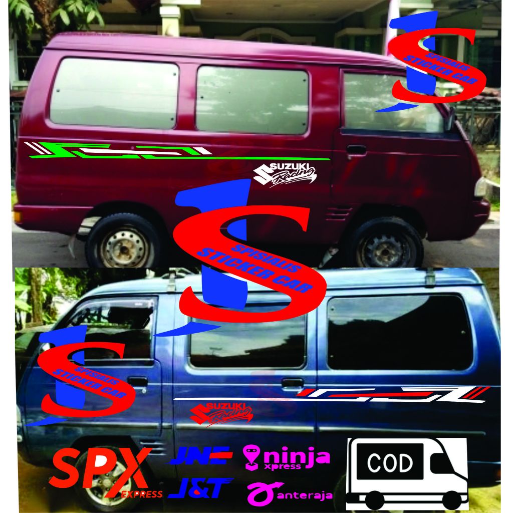 stiker list body mobil suzuki cerry futura stiker cutting terbaru