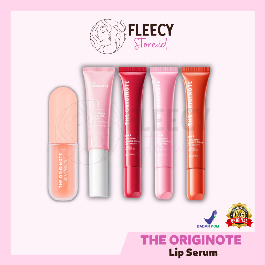 THE ORIGINOTE Lip Oil Serum | Hyaluberry Lip Serum SPF 50 PA+++ | Hyaluberry Lip Glaze Serum SPF 50 