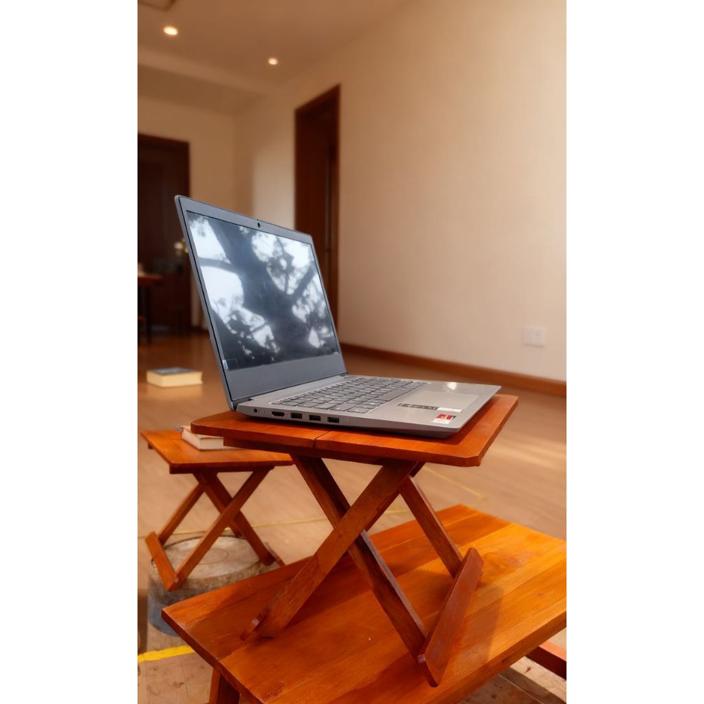 Rehal Al Qur'an Meja lipat Kayu Meja Ngaji Meja Belajar Portable