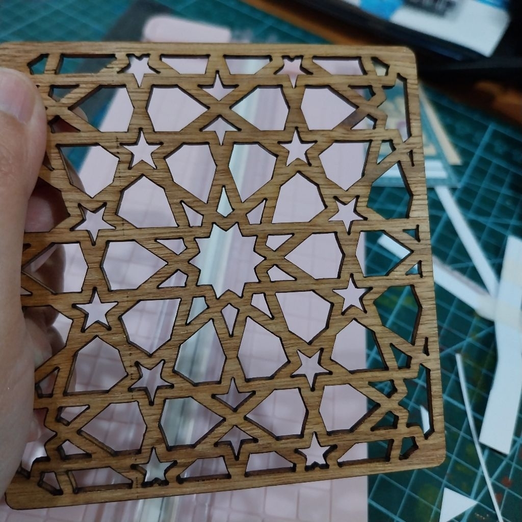 Jasa Laser cutting bahan non metal