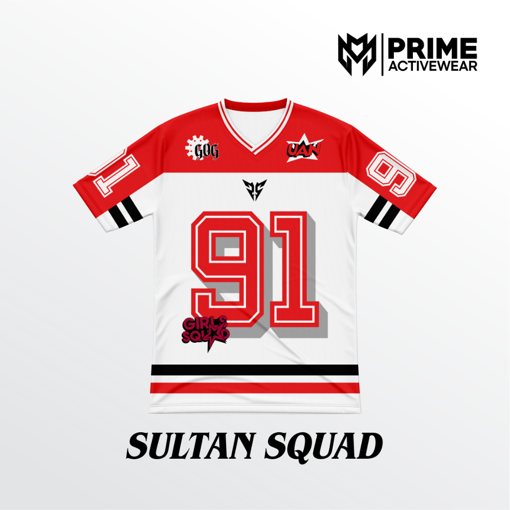 PRIME JERSEY SULTAN SQUAD SEASON 2 MAYA ELLEN AILI RISA | BAJU SULTAN SQUAD 2