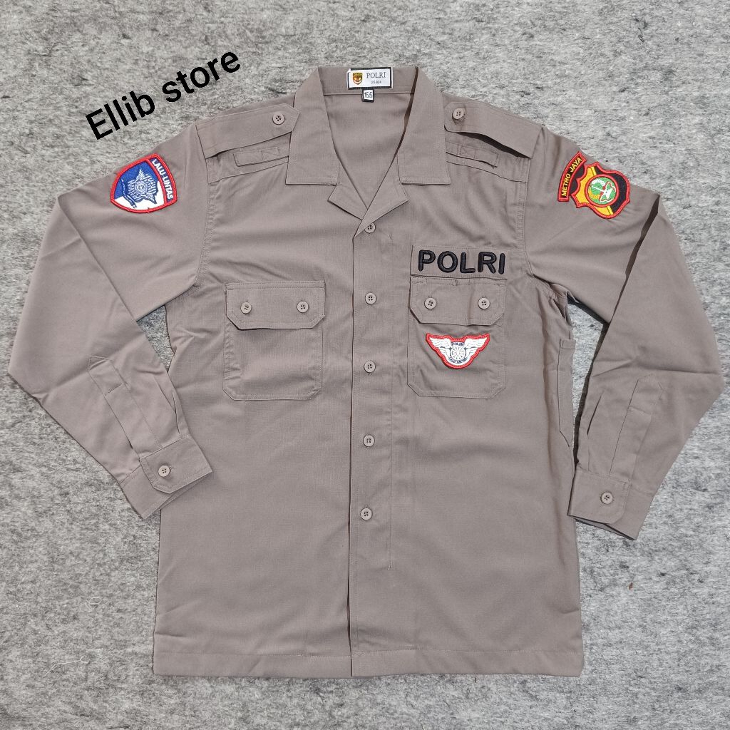 Baju PDL Lantas Jatah Polri Terbaru 2025 / Baju PDLSUS Lantas Polri / Baju PDLSUS Lantas