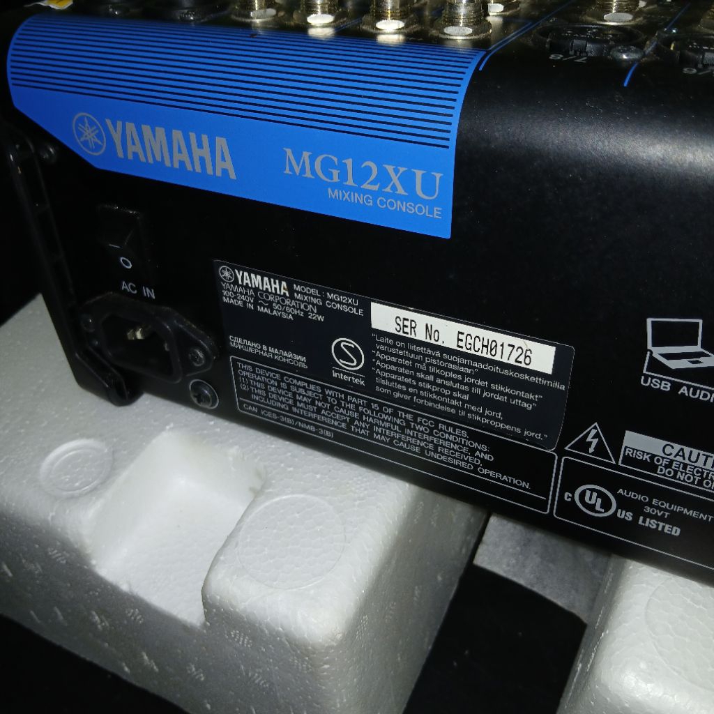 mixer Yamaha MG12XU original No kw kw Made in Malaysia