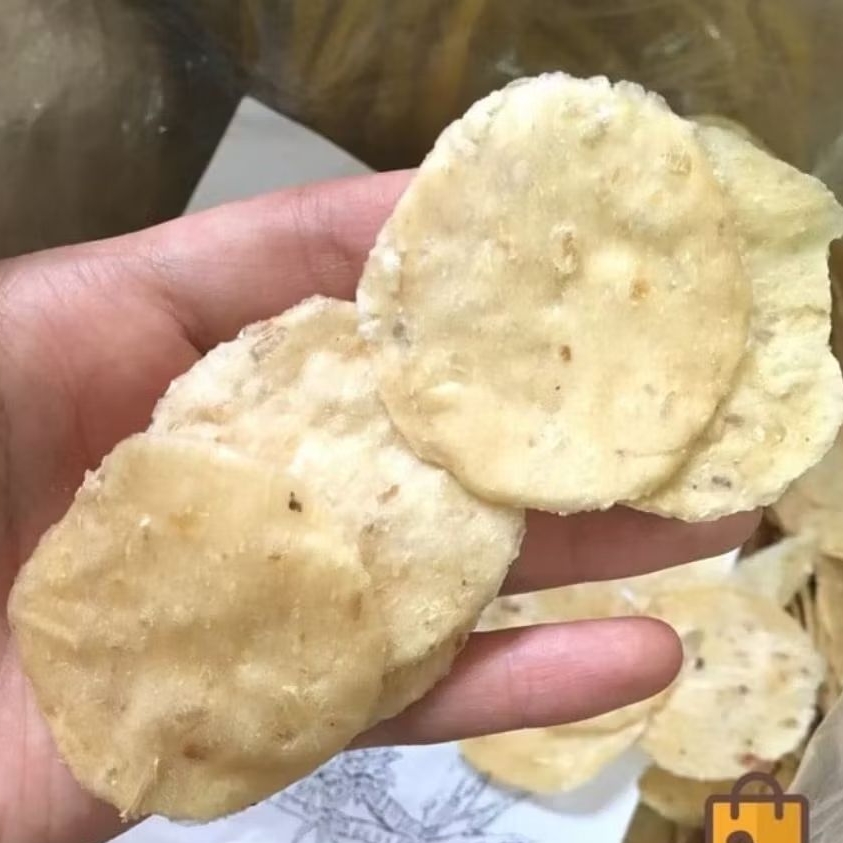 Opak Singkong Mentega 1kg / Opak Bulat Singkong 1 kg / Opak Super / Opak Medan