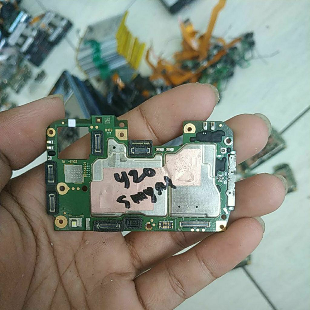 mesin Vivo y20,nyala normal minus sinyal