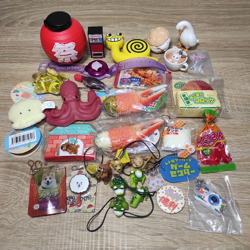 [VOL 2 - READY STOCK] Various Assorted Japanese Trinkets Gotochi Gashapon Gacha Jepang Nintendogs Oc