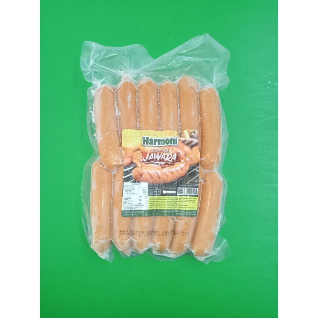 HARMONI / JAWARA SOSBAK MINI 12S 500GR - SOSIS SAPI