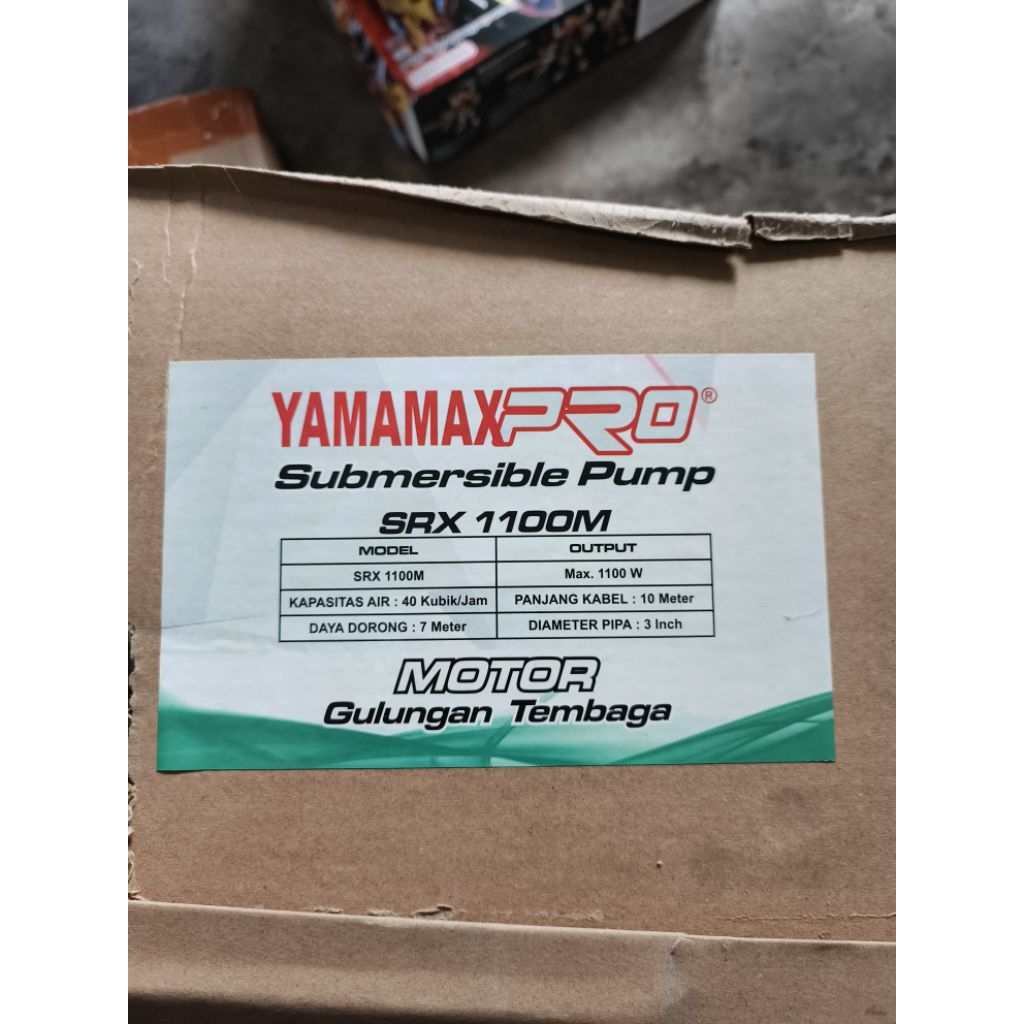Pompa celup 3 inch manual YAMAMAX PRO untuk air kotor