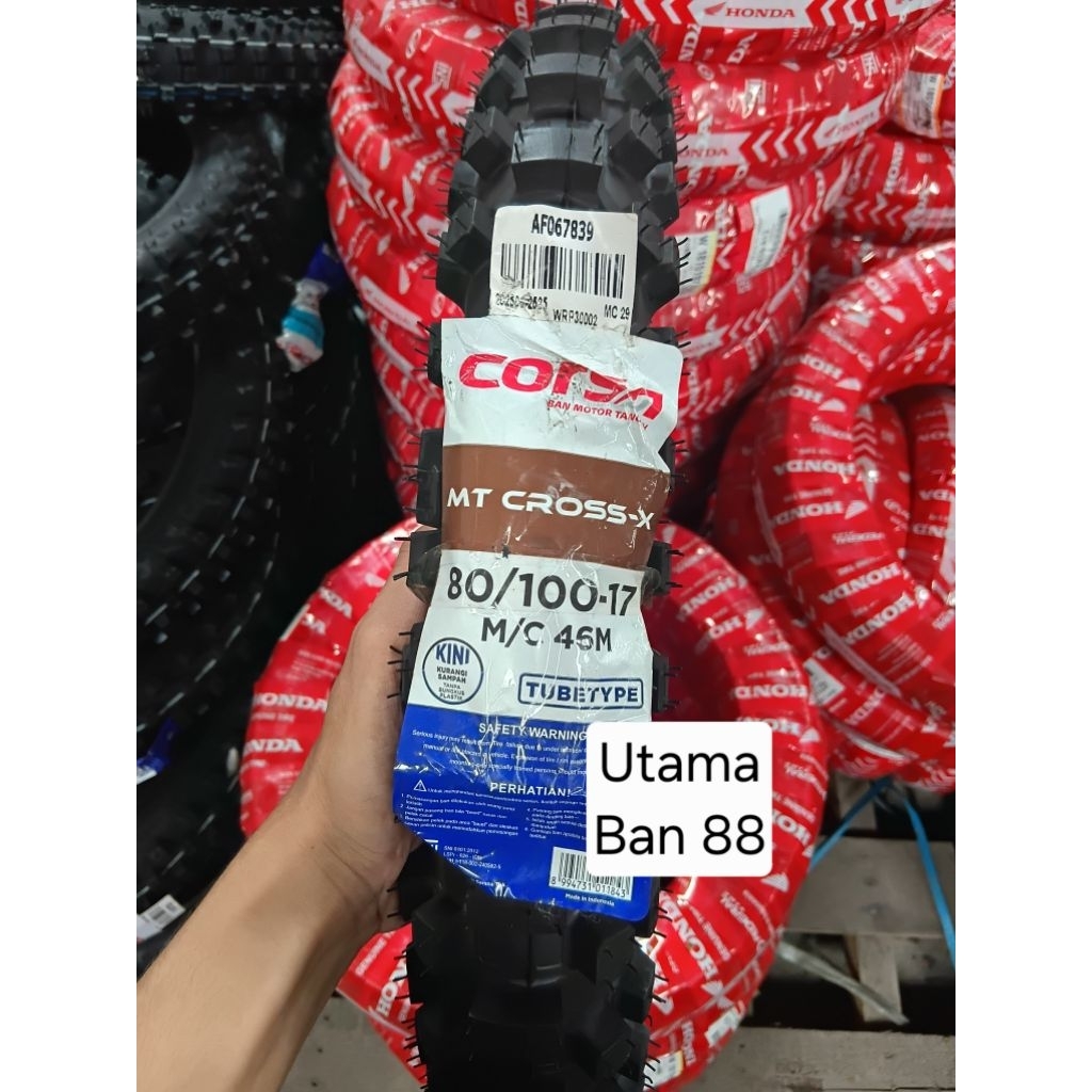 Ban Motor Corsa 80/100-17 MT Cross X Tubetype