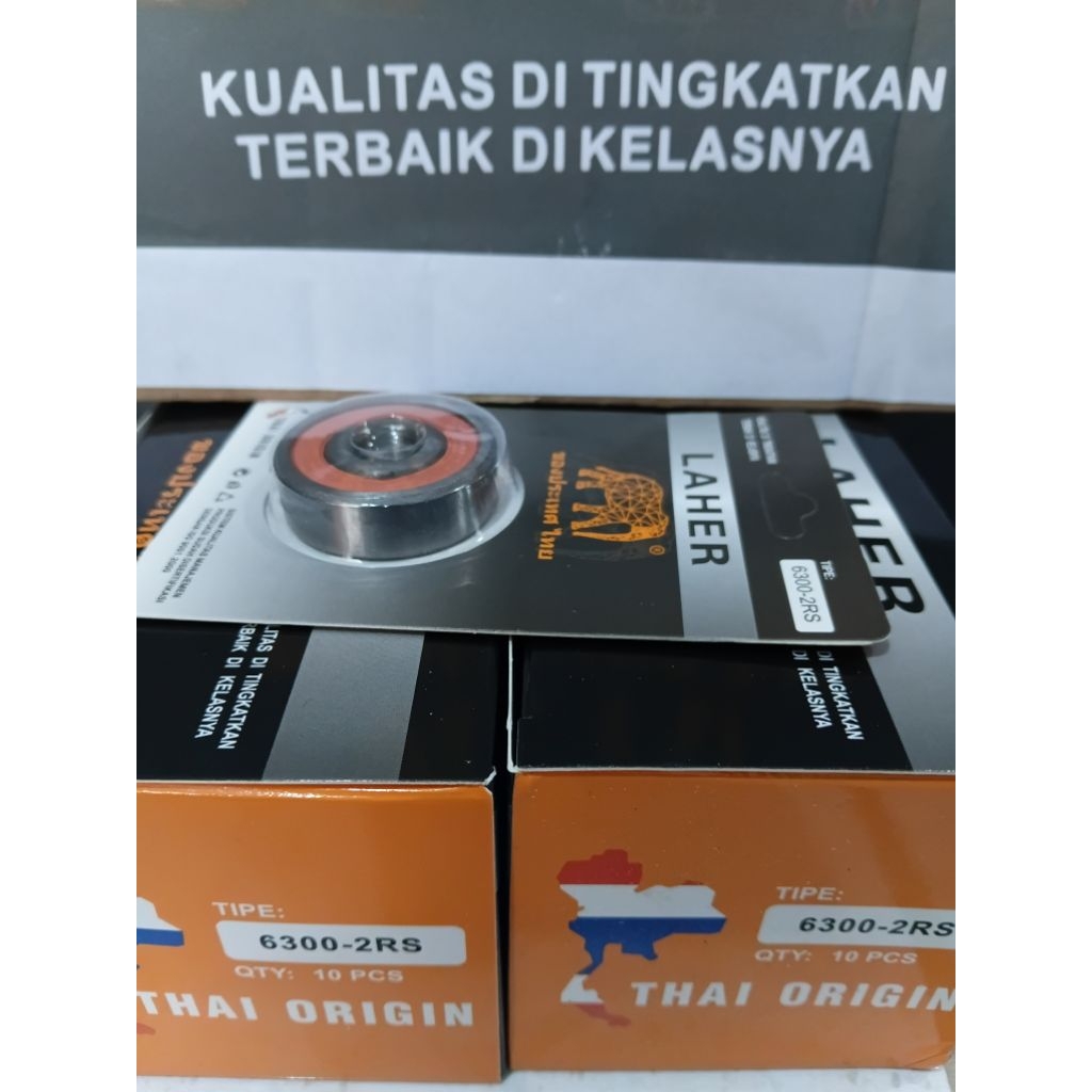 NICKLINK GAJAH PERKASA BEARING LAHER LAKER PRESS 6300 2RS PER DUS ISI 10 PCS