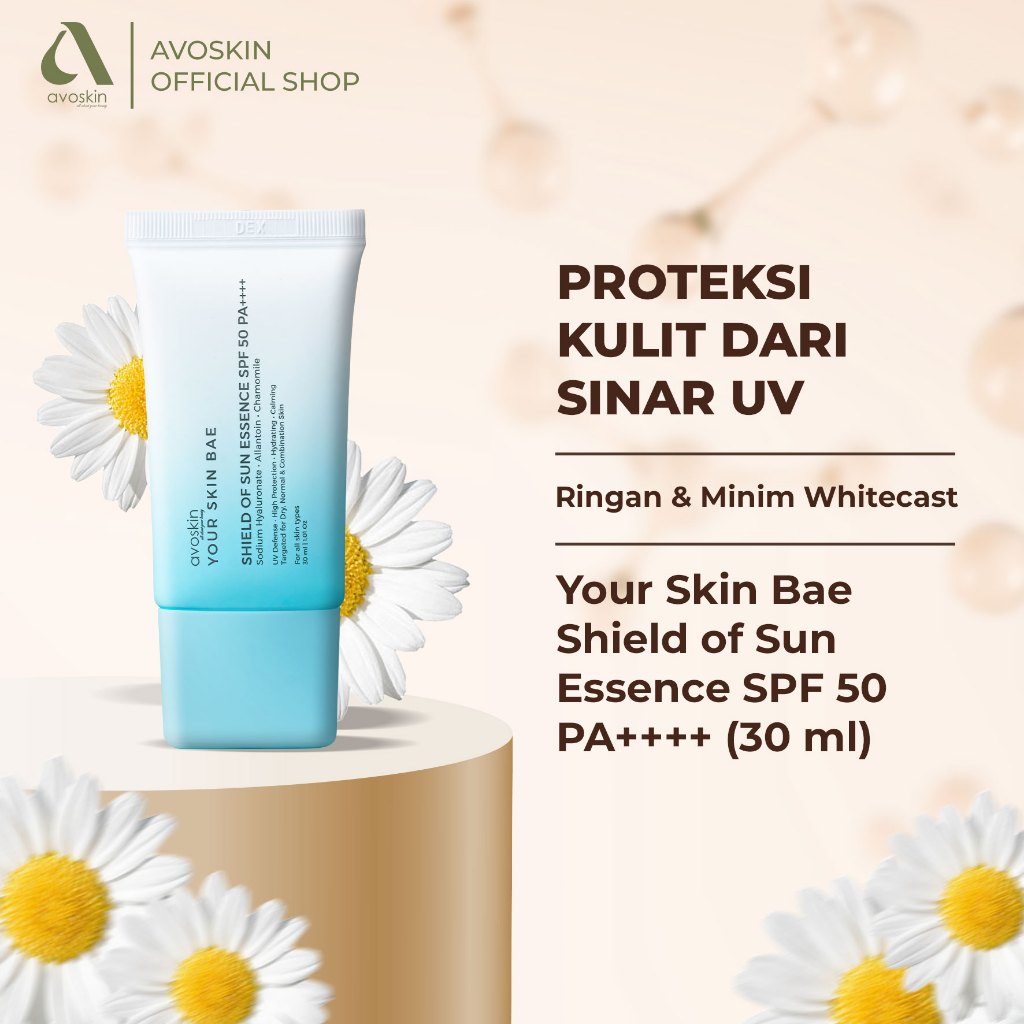 Sunscreen Avoskin Your Skin Bae Shield of Sun SPF 50 PA++++ 30ml