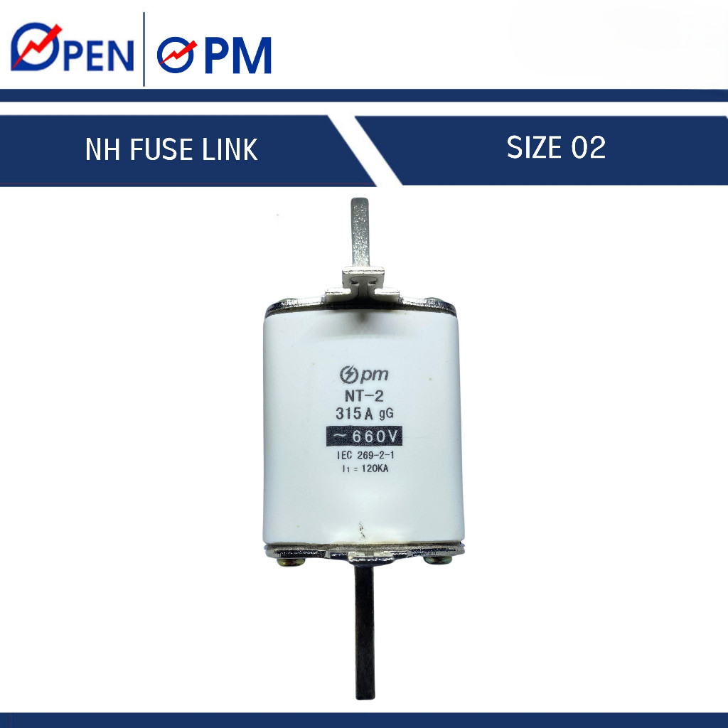 NH Fuse Link Size 2 Amper Rating 250 A - 400 A PM
