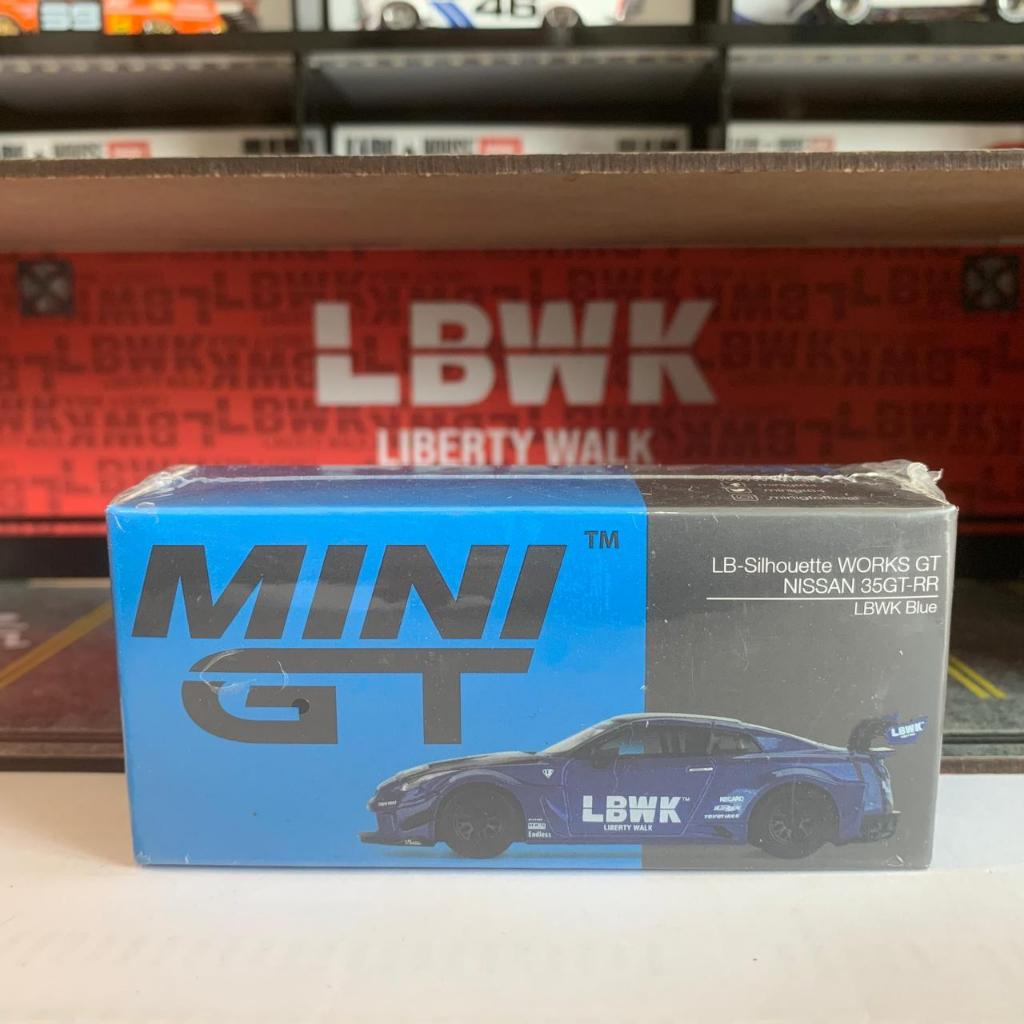 Mini GT 299 LB-Silhouette WORKS GT NISSAN 35GT-RR LBWK Blue
