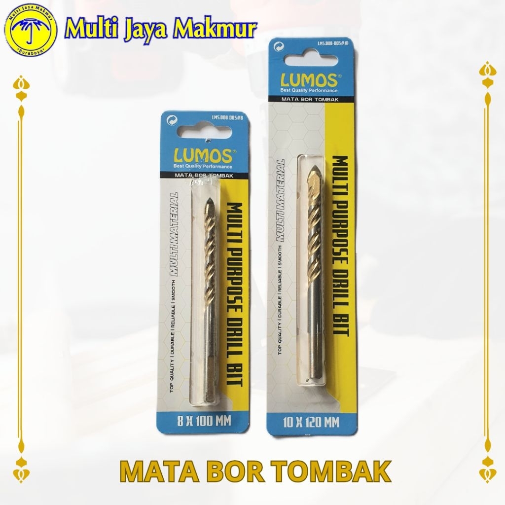 LUMOS - Mata bor Tombak segitiga Multifungsi/ Multi Purpose Drill Bit