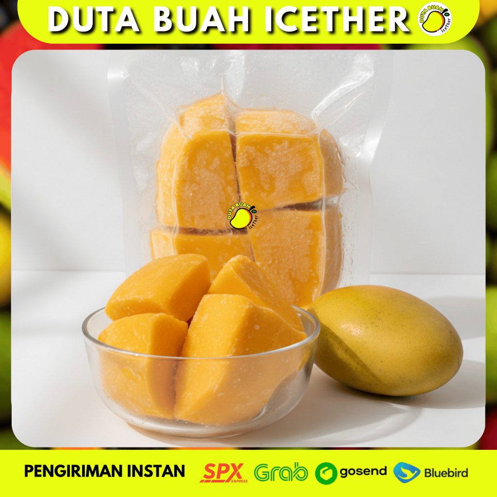 Mangga Kweni Frozen 500gr - Siap Konsumsi I Duta Buah Icether Bandung