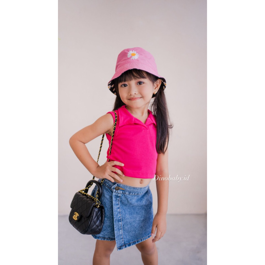 CROP TOP ANAK PEREMPUAN 3-6 TAHUN