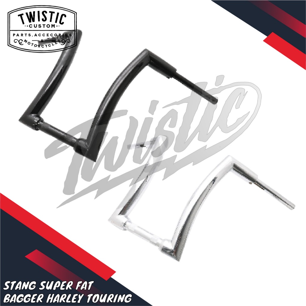 Stang Motor Super Fat Ape Hanger Bagger 25 mm 1 inchi Harley Davidson Touring