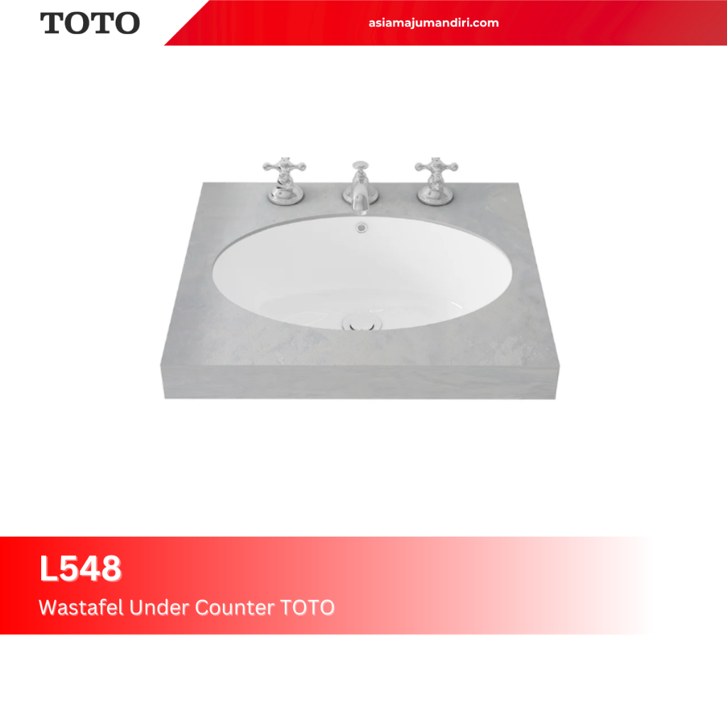 Wastafel Under Counter TOTO L 548 / Wastafel TOTO L548 / Wastafel Tanam TOTO