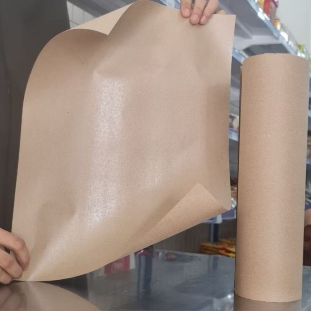 Kertas Nasi / Kertas Minyak Coklat ukuran 30x40 - Pasar Makassar