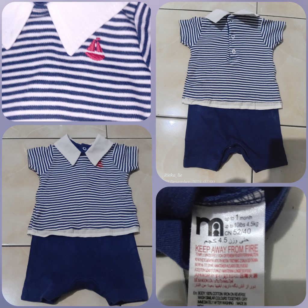 romper baby mothercare