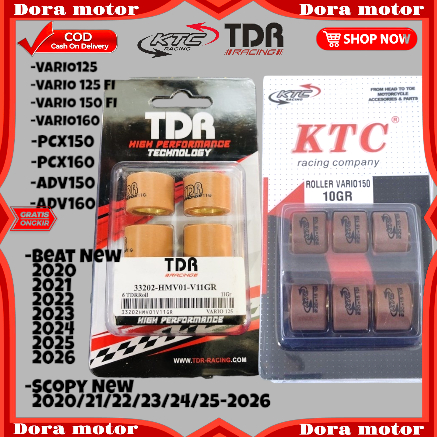 KTC Dan TDR RACING - Roller Vario125 /150/160 Beat New 2020-2026 Scoopy 2020-2026 PCX ADV Genio