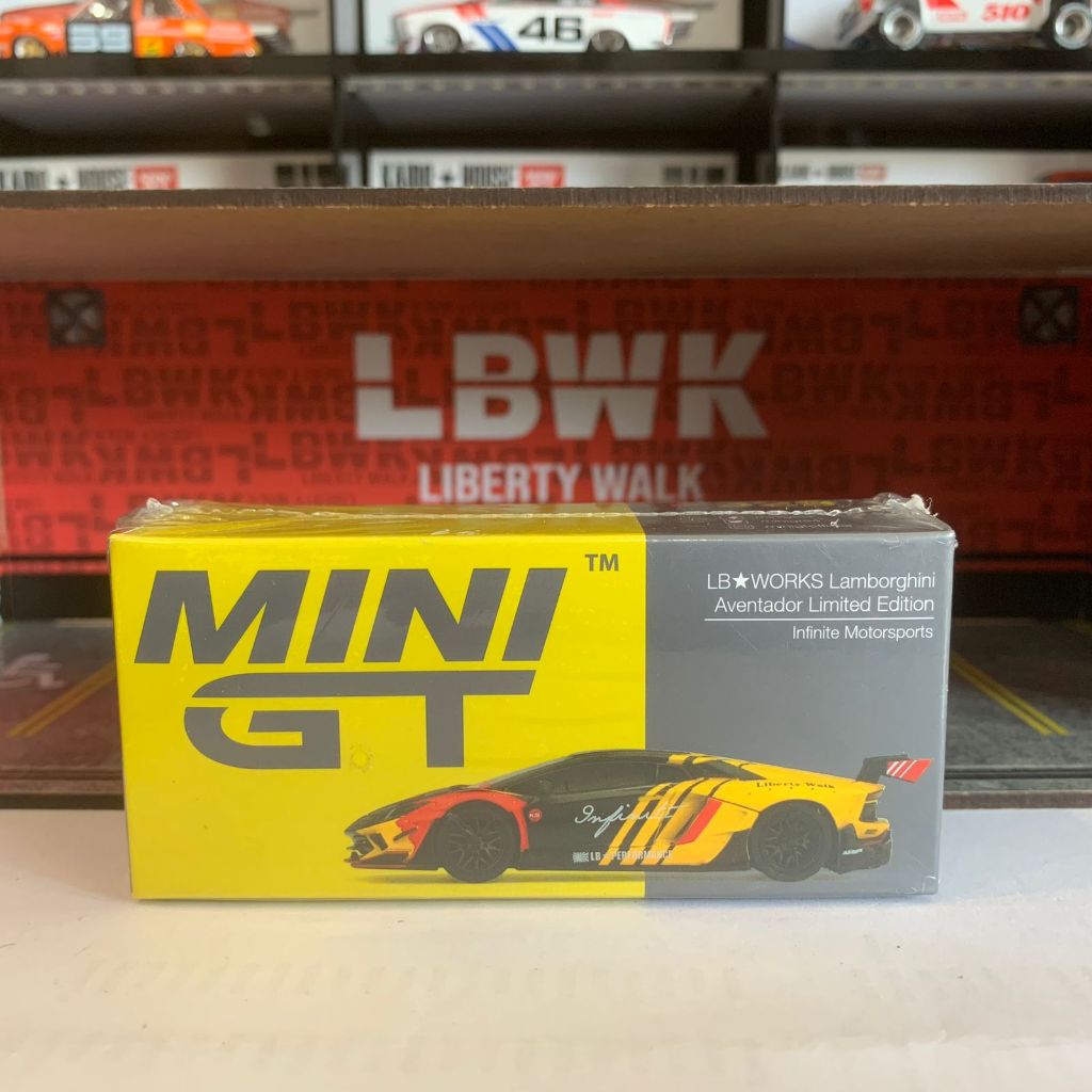 Mini GT 329 LB Works Lamborghini Aventador Limited Edition Infinite Motorsports