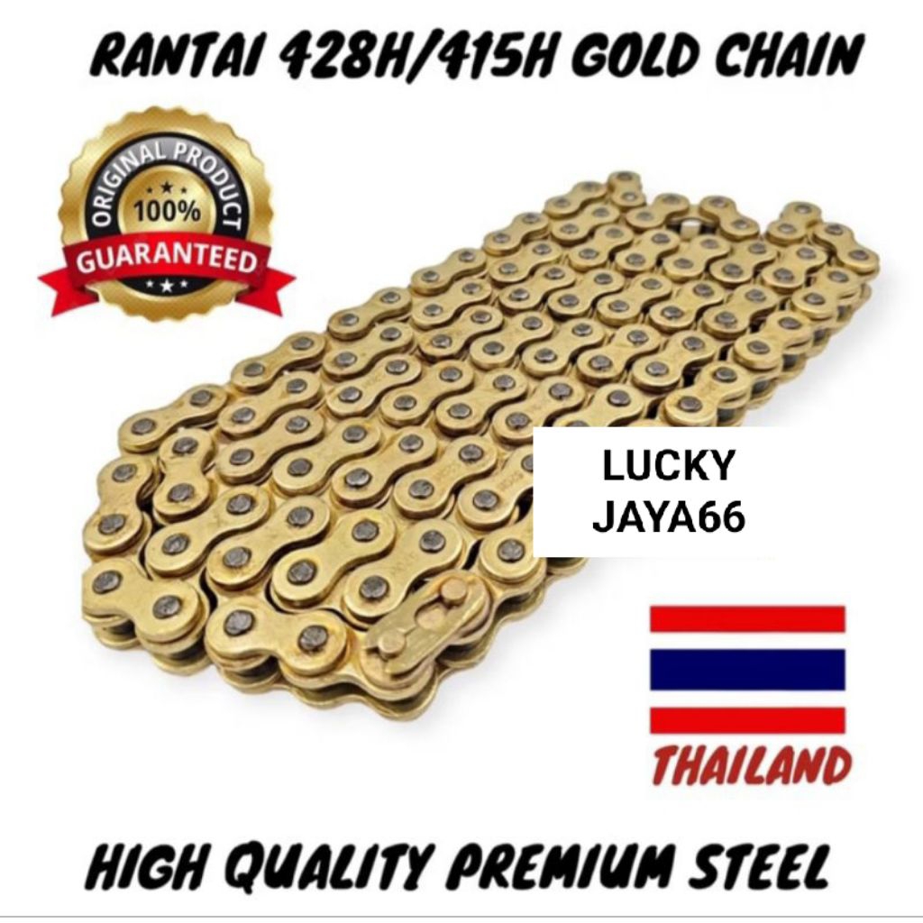 Rante Rantai Gold Emas 428H 428H Thailand 106 112 120 130 L THAILAND