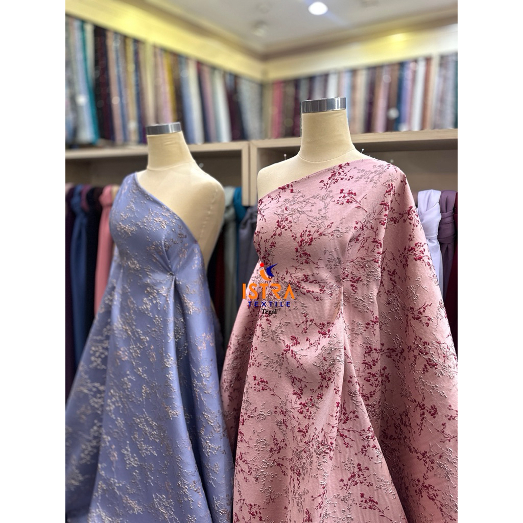 Kain Fancy Jacquard Embos 3D Metalic Premium Ekslusif Spesial Edition