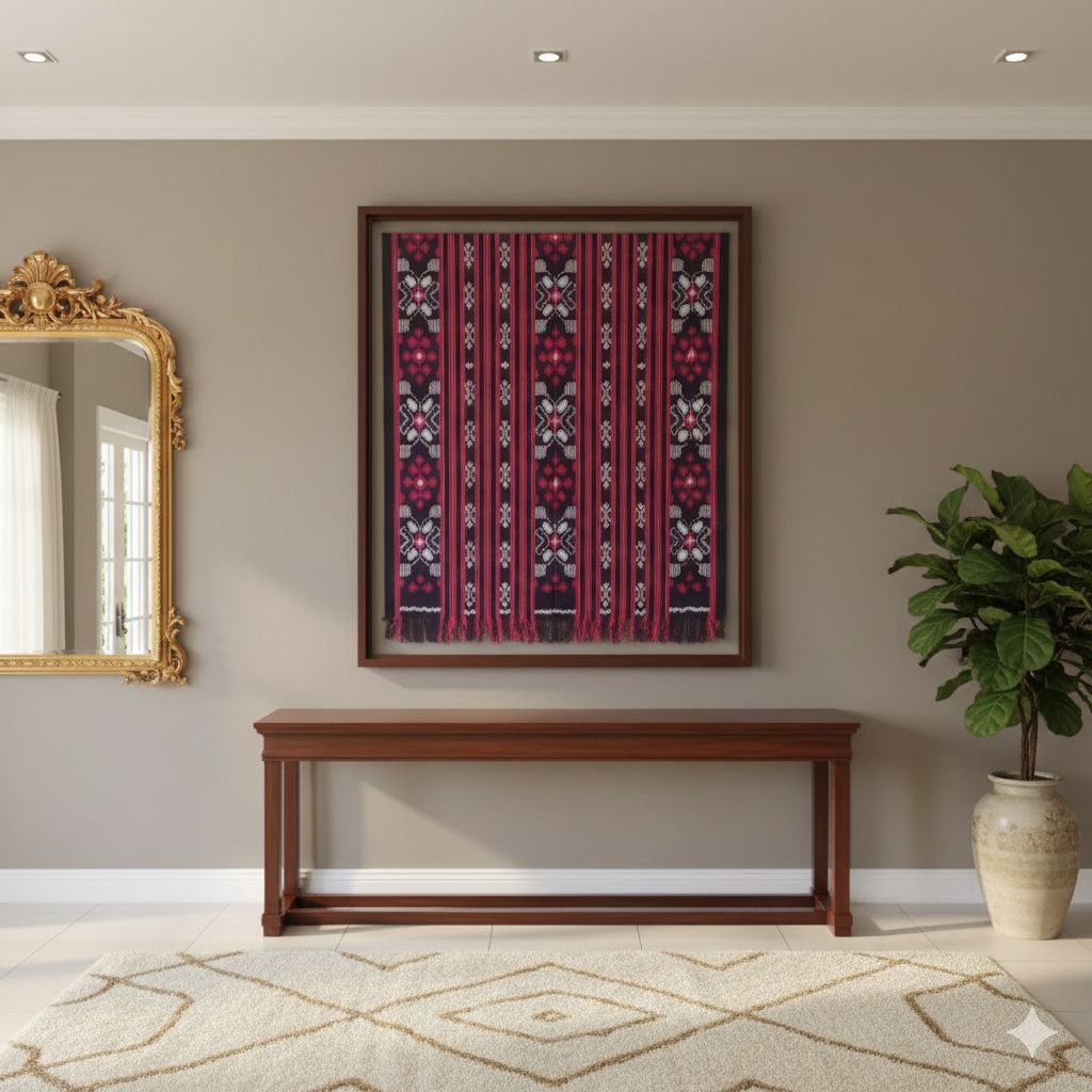 kain tenun Jepara motif moderen ntt flores