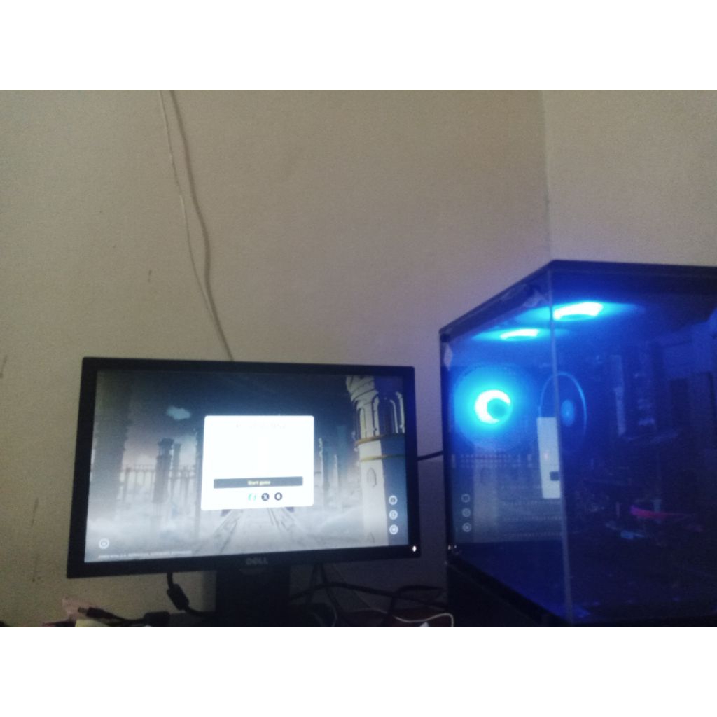 monitor magix 17 inch hdmi fulset bekas layak pakai