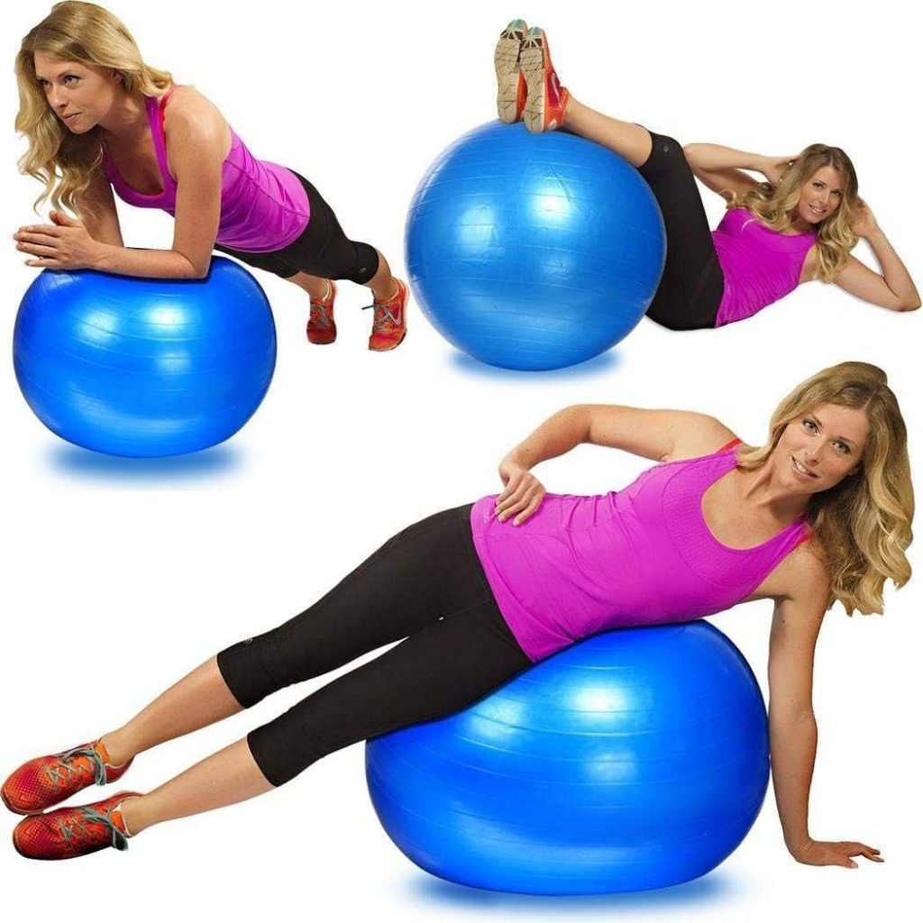 Bola Gym Bola Olahraga Bola Terapi Ibu hamil Bola Yoga Pilates Fitnes PVC 55 CM