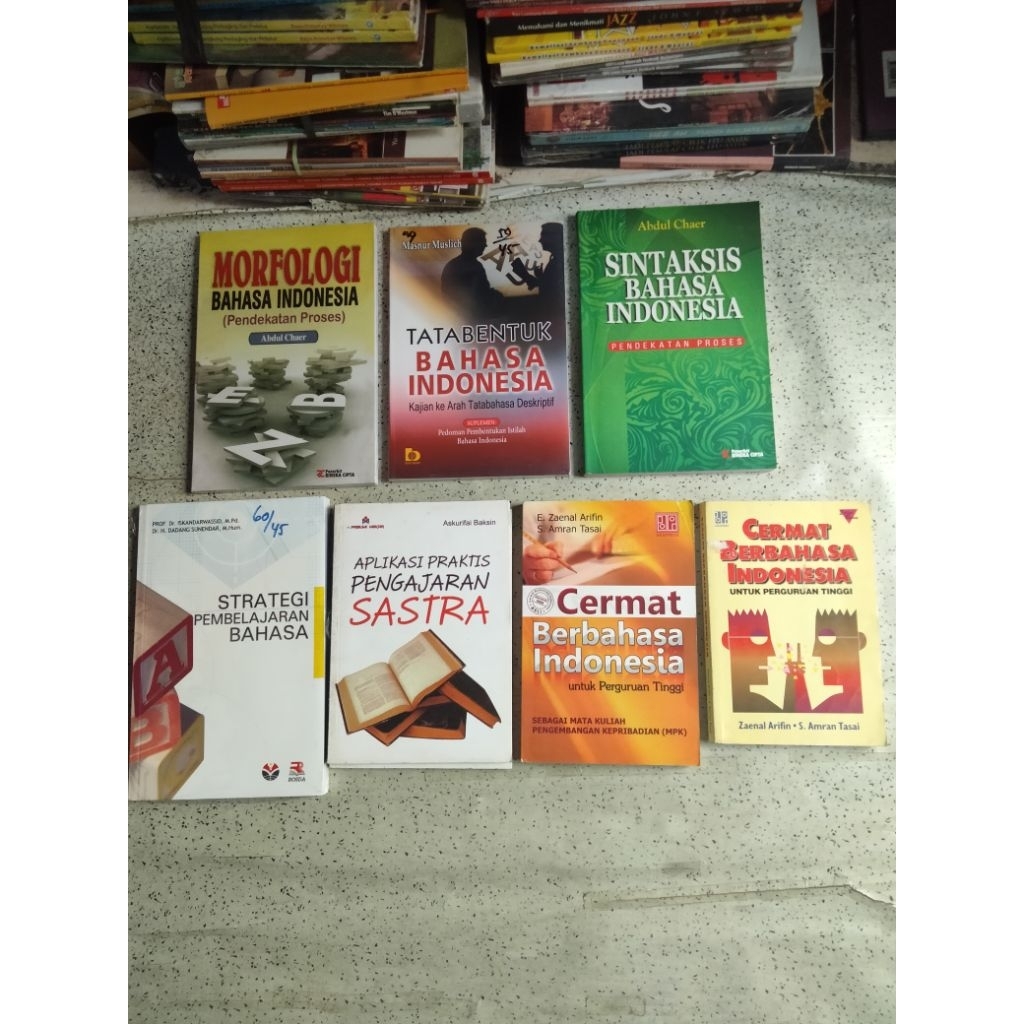 Buku Bahasa-Sastra, MORFOLOGI BAHASA, TATABENTUK BAHASA, SINTAKSIS, PEMBELAJARAN BAHASA, CERMAT BERB