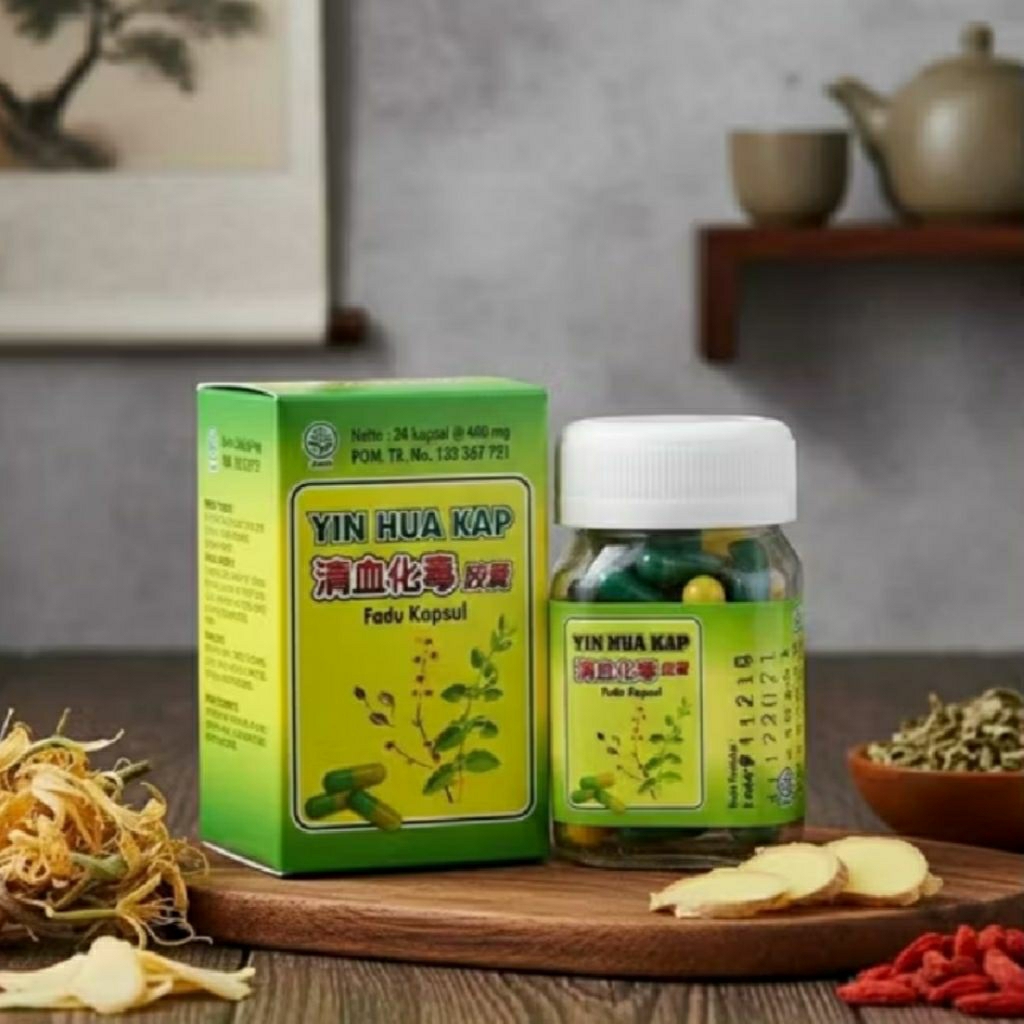 [BPOM] Yin Hua Kap, Fadu Kapsul | Bersih Darah, Gatal, Eksim, Kurap, Koreng, Gatal