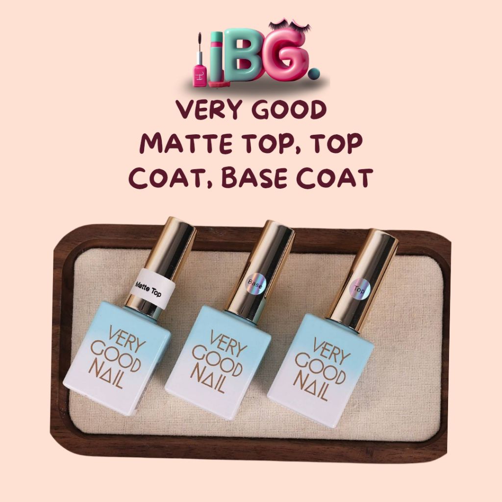 Kutek Gel Very Good Nail Top Coat Very Good nail Base coat Very Good nail Top matte coat very good nail Kutek gel Very good nail