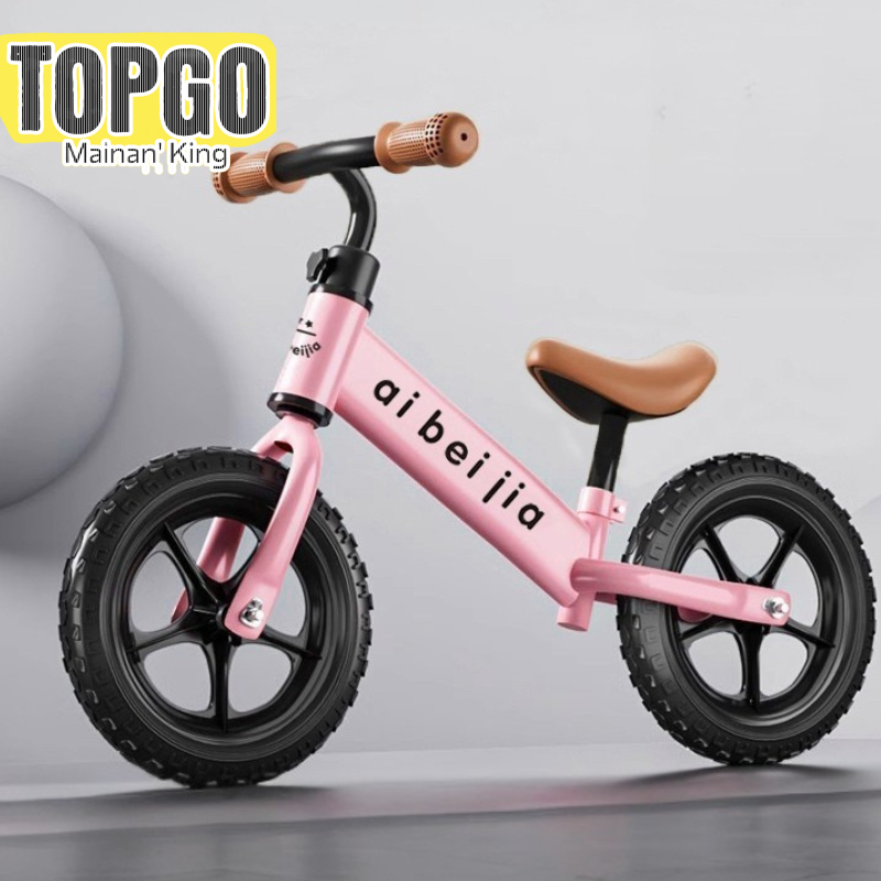 Sepeda Balance Anak 2-6 Tahun 10/12-inch Roda 2 Sepeda Keseimbangan