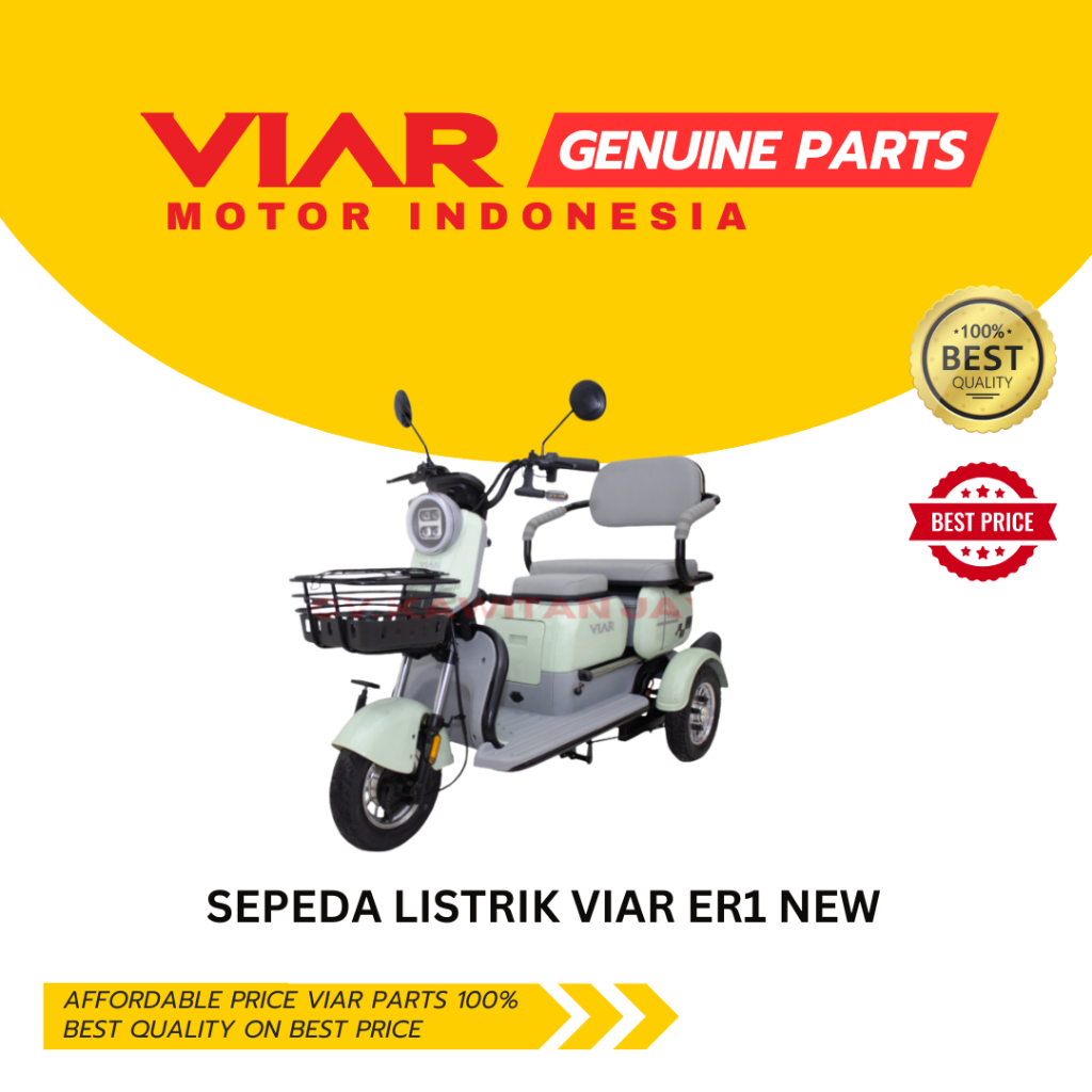 Sepeda Listrik Viar Roda 3 ER1 New - Garansi Resmi