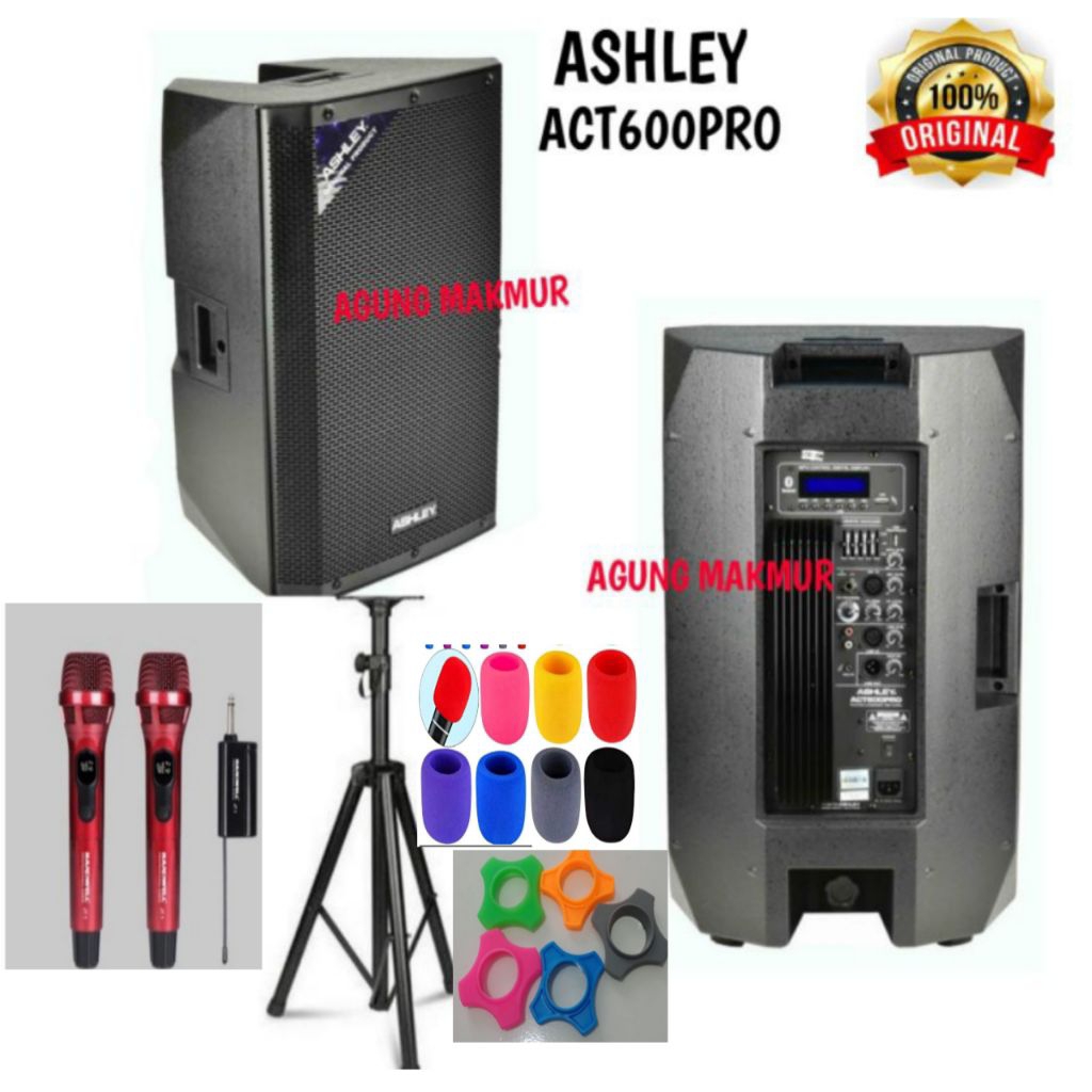 Speaker Aktif Ashley ACT600PRO Original 15 inch