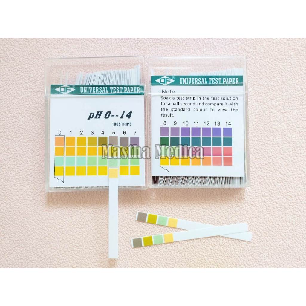 PH Paper test Cek Kadar Asam Basa 0- 14 tes Kertas strip stik PH meter