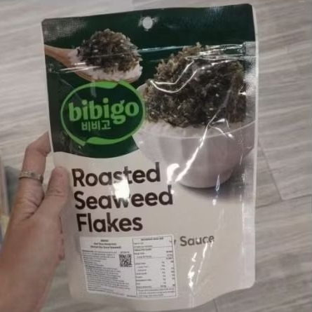 Bibigo Roasted Seaweed Flakes Nori Panggang Rasa Kecap Asin Import 50gr