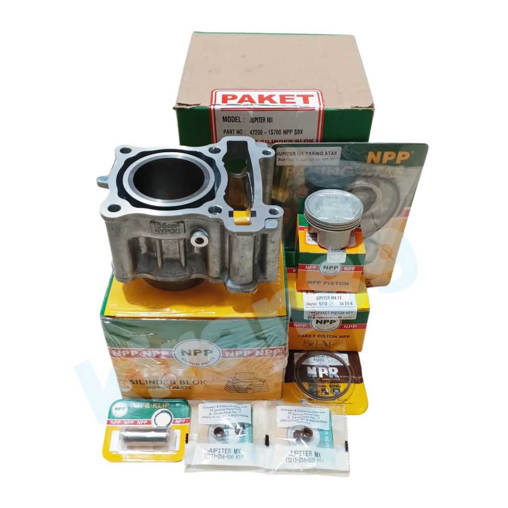BLOK SEHER SILINDER JUPITER MX OLD+PISTON KIT+SEAL KLEP+TOPSET JUPITER MX LAMA /JUPITER MX NEW NPP