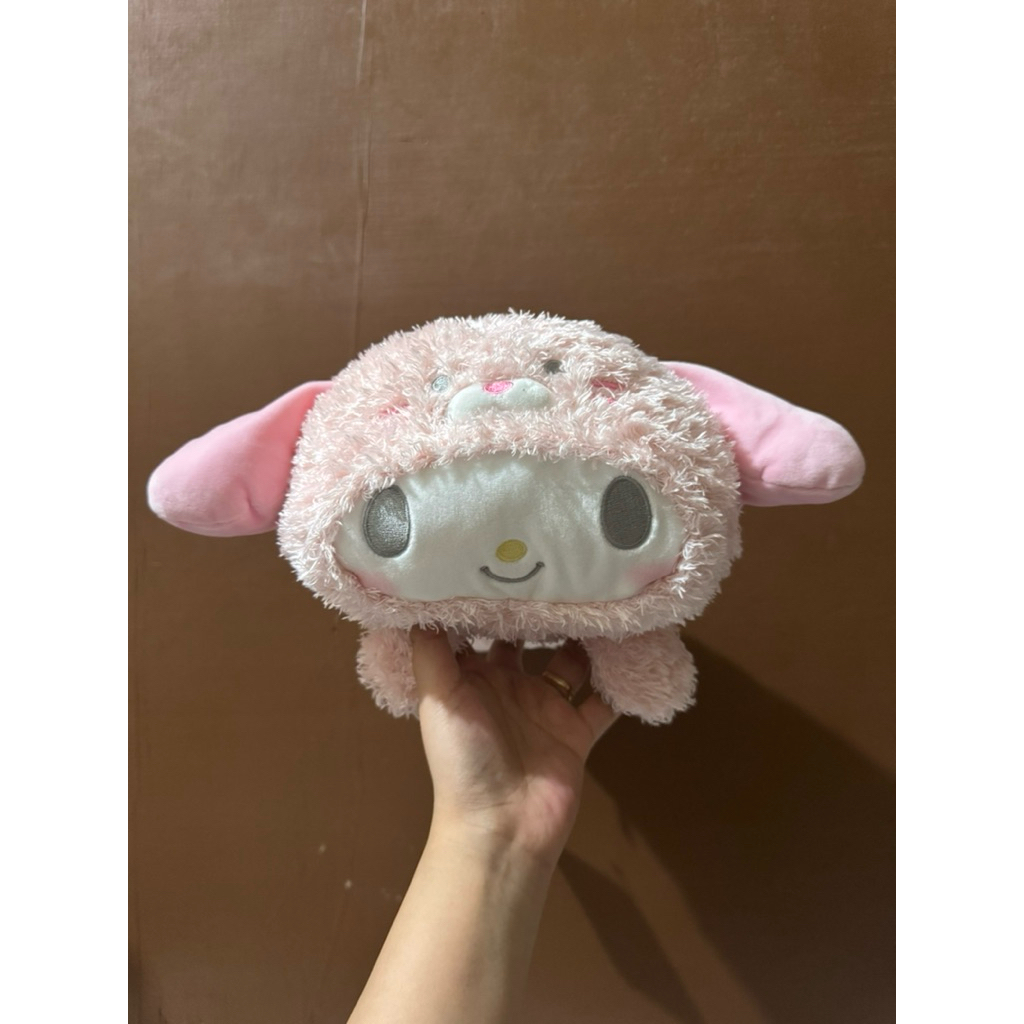 Boneka karakter My Melody Kostum Seal size 32x20x12cm Original / Boneka My Melody Kostum Seal Pink /