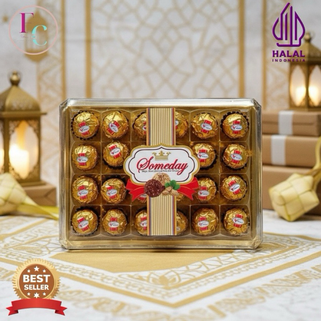 Someday Coklat isi 24pcs Balls  HALAL 
