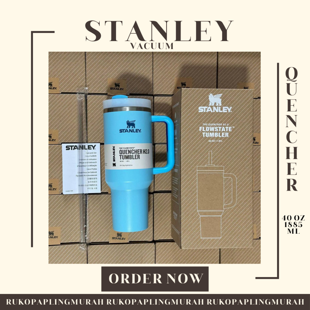 Tumbler Biru Tahan Es Batu