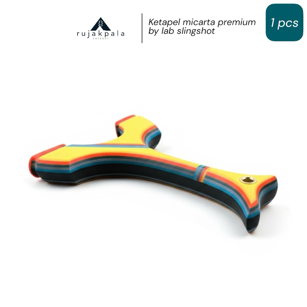 Lab slingshot ketapel full micarta - D bone full set 88mm