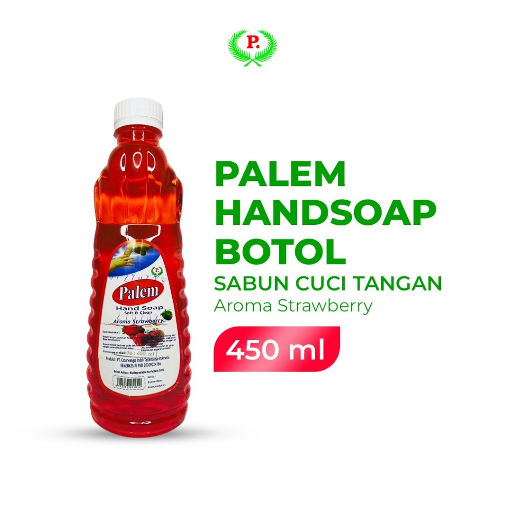 Palem Handsoap Botol Sabun Cuci Tangan / Botol Sabun Cuci Tangan Aroma Strawberry