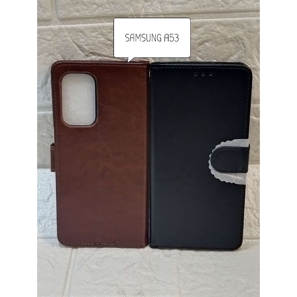 SAMSUNG A53 CASE FLIP COVER KULIT/FLIP COVER DOMPET