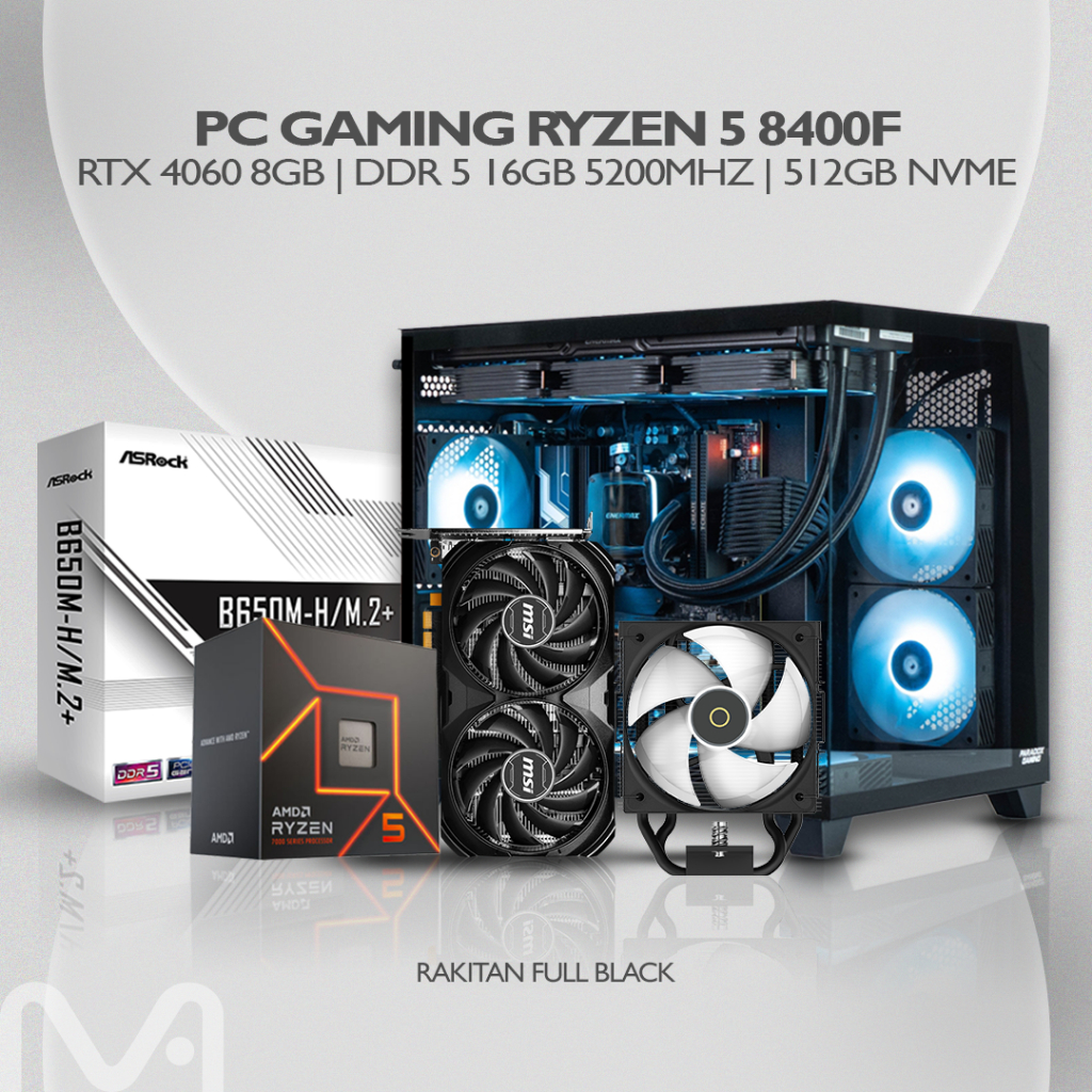 PC RAKITA GAMING RYZEN 5 8400F RTX 4070