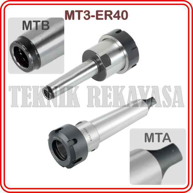 ARBOR MT3 ER40-UM / TAPER SHANK MTA3-ER40UM / MTB3-ER40UM / ARBOR MT3-ER40UM / ARBOR MT3 - ER40